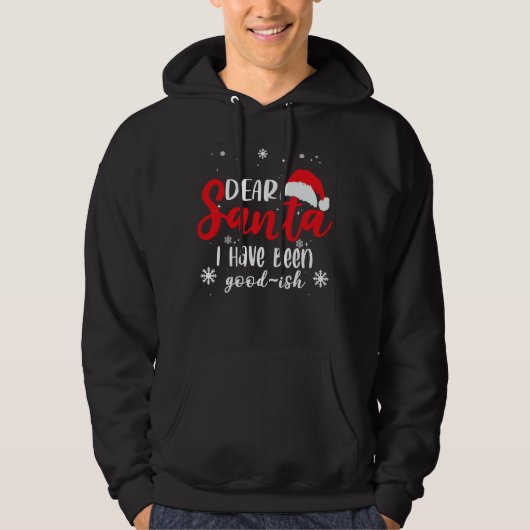 Beste Kerstman, ik ben aardig braaf geweest Hoodie (Voorkant)