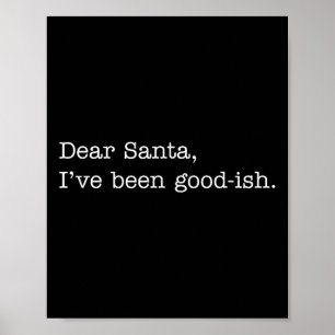 Beste Kerstman, Ik Ben Braaf-ish, Grappige Kerstci Poster