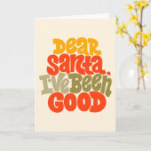 Beste Kerstman Ik Ben Braaf Ontwerp Kaart (Gele Bloem)