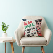 Beste Kerstman, ik ben slecht Kerst Elf Leuk Desig Kussen (Stoel)