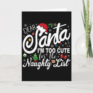 Beste Kerstman Ik Ben Te Schattig Voor De Stoute L Kaart