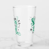 Beste kerstman, ik heb echt geprobeerd | Fun-kerst Glas (Links)