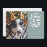 Beste kerstman, ik heb een foto gemaakt voor een h feestdagenkaart<br><div class="desc">Stuur deze leuke en leuke vakantiekaart naar je familie en vrienden om kerstcadeautje te verspreiden. Deze kaart kenmerkt trendy en moderne typografie die "Beste Kerstman I echt"in witte handgeschreven doopvonten leest. Voeg eenvoudig één van uw favoriete afbeeldingen toe om de voorkant van de kaart te personaliseren. Het omgekeerde is klantgericht...</div>