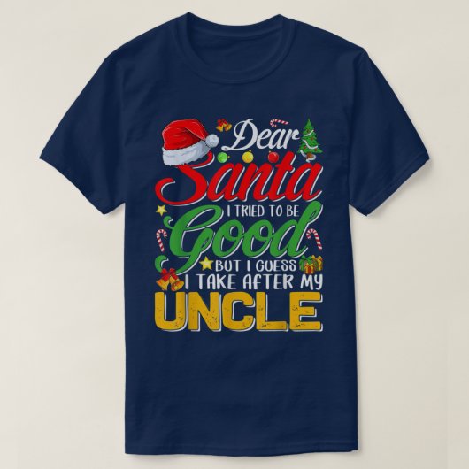Beste kerstman, ik heb geprobeerd goed te zijn, ma t-shirt (Design voorkant)
