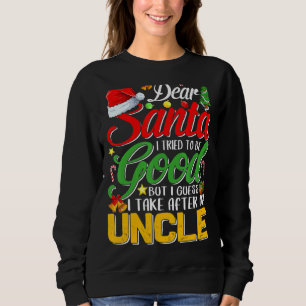 Beste kerstman, ik heb geprobeerd goed te zijn, ma trui