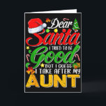 Beste Kerstman ik heb geprobeerd goed te zijn maar Kaart<br><div class="desc">Beste Kerstman ik heb geprobeerd goed te zijn maar ik lijk op mijn tante Tank Top</div>