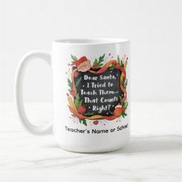 Beste Kerstman, ik heb geprobeerd ze te leren… Cad Koffiemok