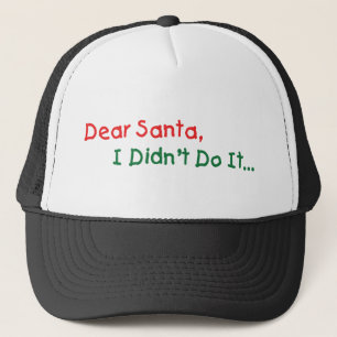 Beste Kerstman, ik heb het niet gedaan - Grappige  Trucker Pet