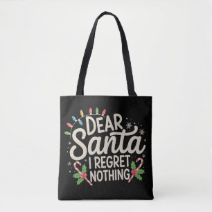 Beste Kerstman Ik Heb Nergens Spijt Van Kerst Fami Tote Bag
