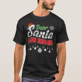 Beste kerstman, ik kan de grappige kerstman uitleg t-shirt (Voorkant)