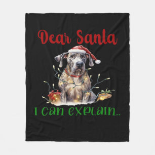 Beste Kerstman Ik Kan De Great Dane Essential T-Sh Fleece Deken