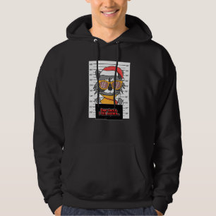 Beste kerstman, ik kan de Raccoon Crimineel Christ Hoodie