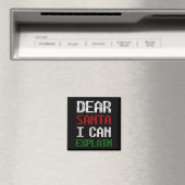 Beste kerstman, ik kan de schimmelbrief aan de ker magneet (Insitu (Vaatwasser))