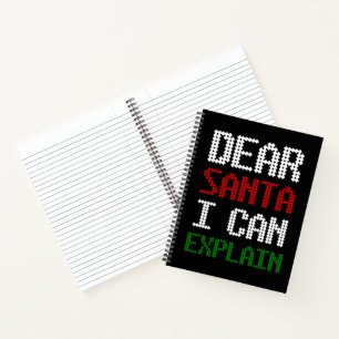 Beste kerstman, ik kan de schimmelbrief aan de ker notitieboek
