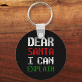 Beste kerstman, ik kan de schimmelbrief aan de ker sleutelhanger (Voorkant)