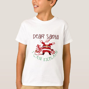 Beste kerstman, ik kan het Kinder T-shirt uitlegge
