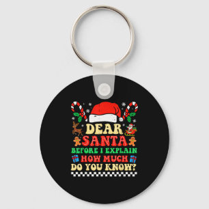 Beste Kerstman Ik Kan Het Uitleggen Funny Christma Sleutelhanger