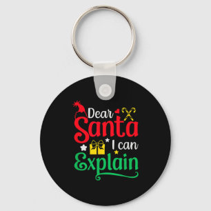 Beste Kerstman Ik Kan Het Uitleggen Funny Christma Sleutelhanger