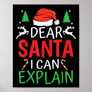 Beste Kerstman Ik Kan Het Uitleggen Funny Kerstgra Poster