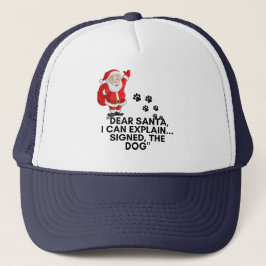 Beste Kerstman Ik Kan Het Uitleggen Grappige Hond  Trucker Pet