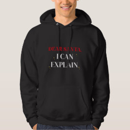 Beste Kerstman, Ik Kan Het Uitleggen Grappige Kers Hoodie