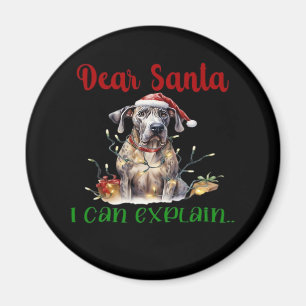 Beste Kerstman Ik Kan het Uitleggen Great Dane Ess Magneet