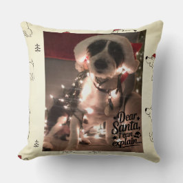 Beste Kerstman, ik kan het uitleggen (hond) Kussen