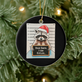 Beste Kerstman, ik kan het uitleggen Kerstmis Wasb Keramisch Ornament