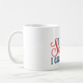 Beste Kerstman, ik kan het uitleggen. Koffiemok (Links)