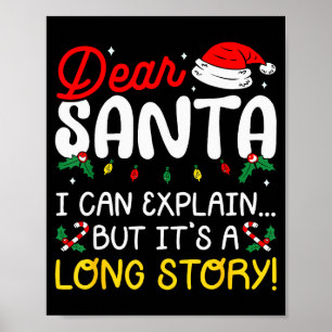 Beste Kerstman Ik Kan Het Uitleggen Pyjama Familie Poster