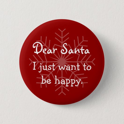 Beste kerstman, ik kan het uitleggen ronde button 5,7 cm (Voorkant)