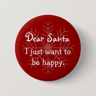 Beste kerstman, ik kan het uitleggen ronde button 5,7 cm