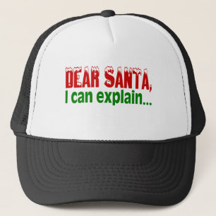 Beste kerstman, ik kan het uitleggen trucker pet
