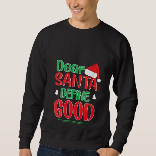 Beste kerstman, ik kan me uitzetten. trui (Voorkant)