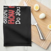 Beste Kerstman, ik kan schamele kerstcitaten uitle Theedoek (Quarter Fold)