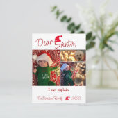 Beste Kerstman, ik kan schitterende kerstkaart uit (Staand voorkant)