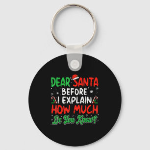 Beste Kerstman Ik Kan Uitleggen Grappige Kerst Tru Sleutelhanger