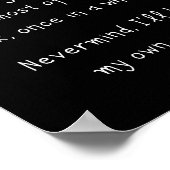 Beste kerstman, ik koop mijn eigen Humor met kerst Poster (Hoek)