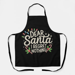 Beste Kerstman Ik Spijt Niets Kerstmis Familie Mat Schort