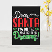 Beste Kerstman ik sta op de goede lijst in mijn dr Kaart (Gele Bloem)