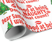 Beste kerstman, ik was goed cadeaupapier (Rol Hoek)