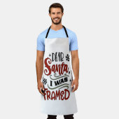 Beste Kerstman, ik werd erin geluisd Kerstvakantie Schort (Gedragen)