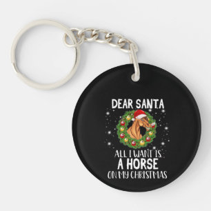 Beste kerstman, ik wil alleen maar een paard op ke sleutelhanger