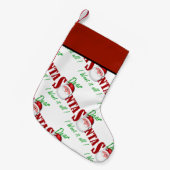 Beste kerstman, ik wil alles. kleine kerstsok (Voorkant (Hangend))