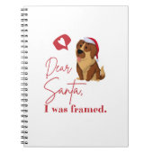 Beste Kerstman, ingelijst Notitieboek (Voorkant)