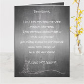 Beste kerstman kaart (Gele Bloem)