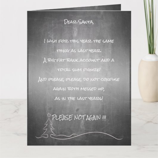 Beste kerstman kaart (Voorkant)