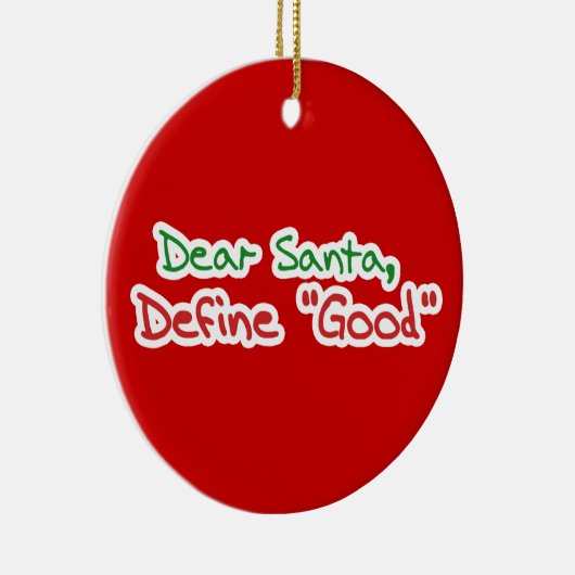 Beste kerstman keramisch ornament (Rechts)