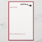 Beste Kerstman - Kinder brief aan Santa Unlining (Voorkant)