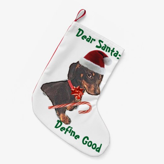 Beste kerstman: kleine kerstsok (Voorkant (Hangend))